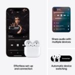 Apple AirPods 4 Wireless Earbuds, Bluetooth Headphones, Personalized Spatial Audio - Image 5